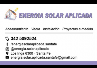 Energia Solar Aplicada