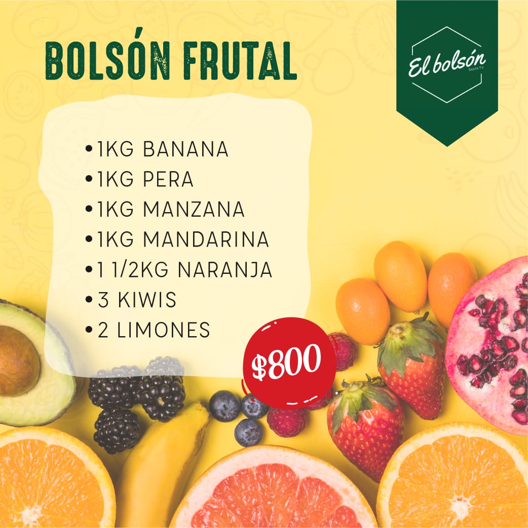 Bolsones de frutas y verduras