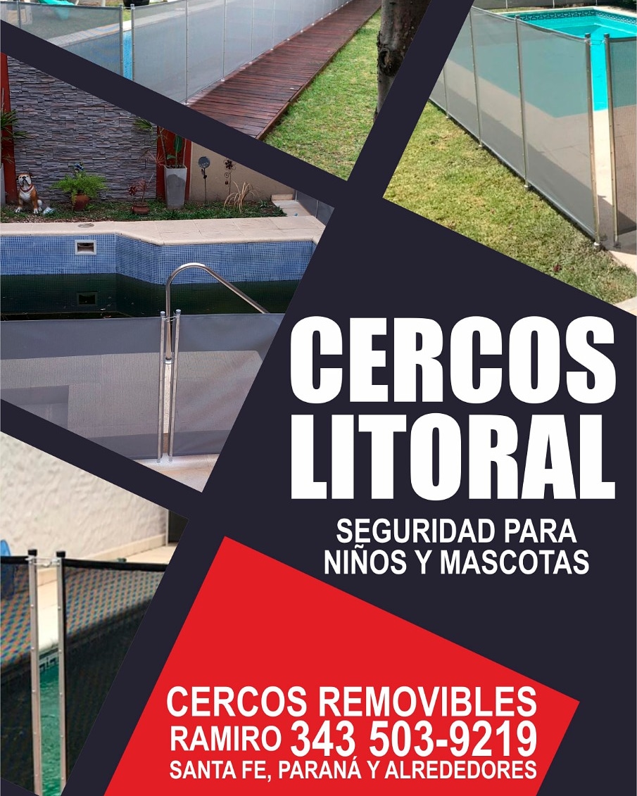 Cercos removibles para piletas