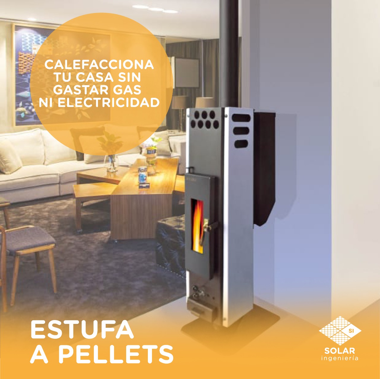 Estufa a Pellets de madera