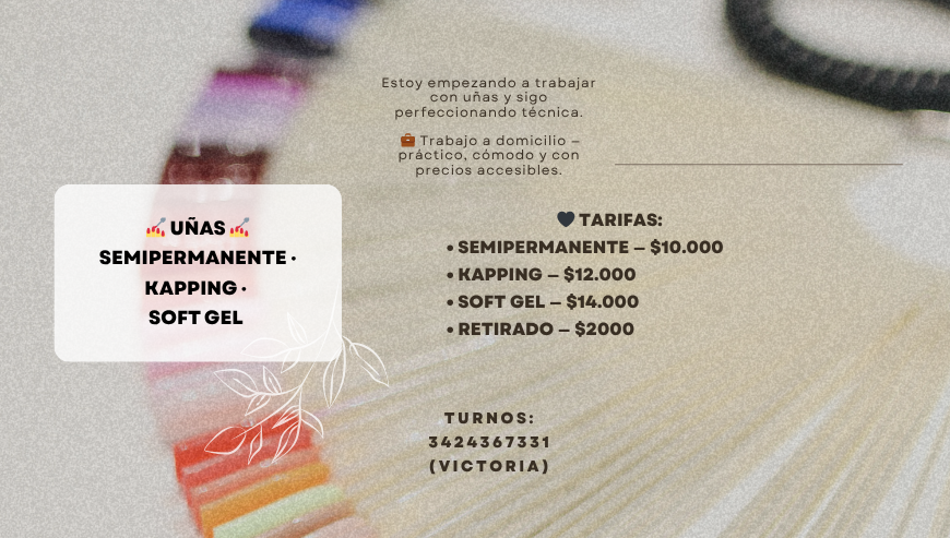 SERVICIO DE UÑAS