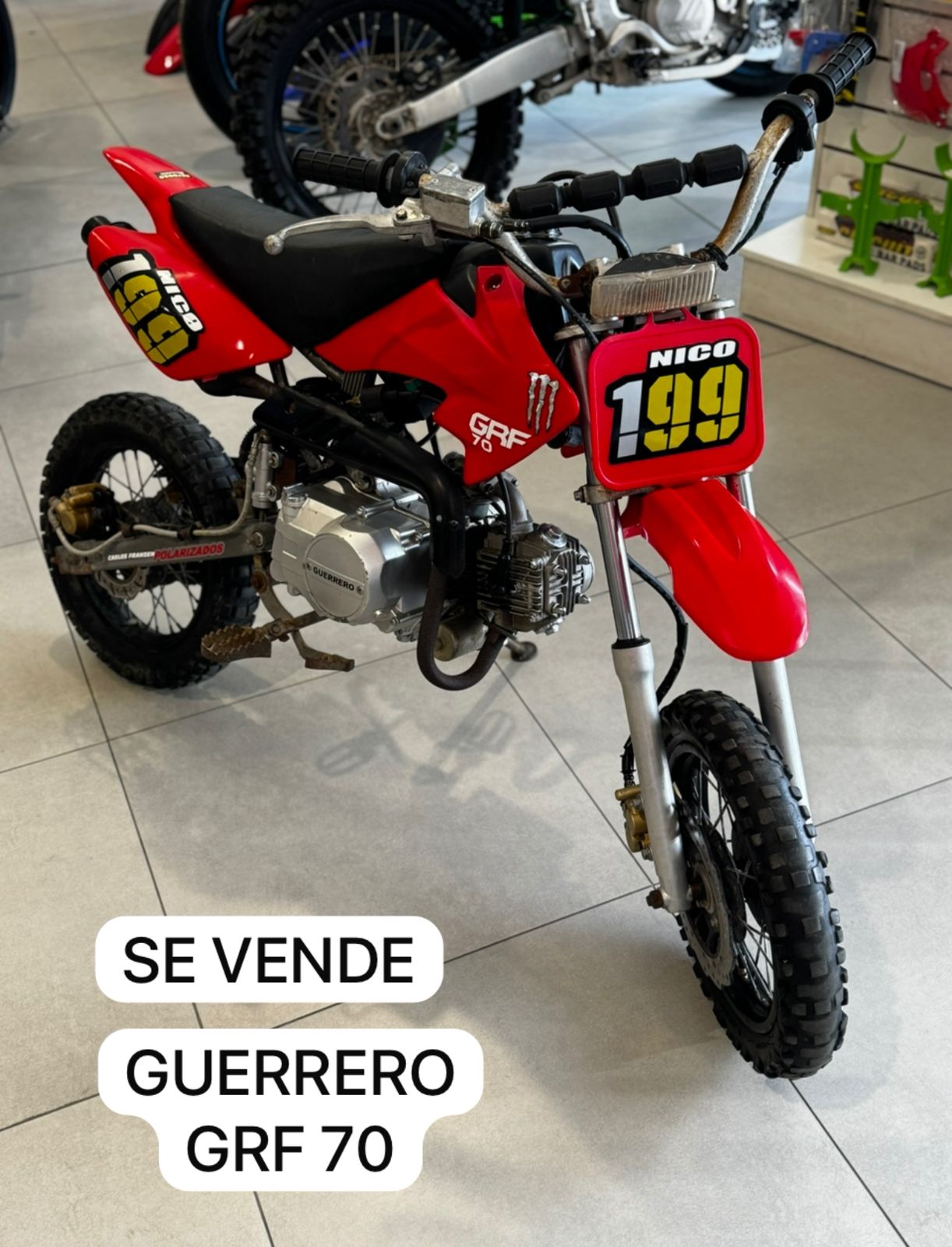 Moto Guerrero Grf 70